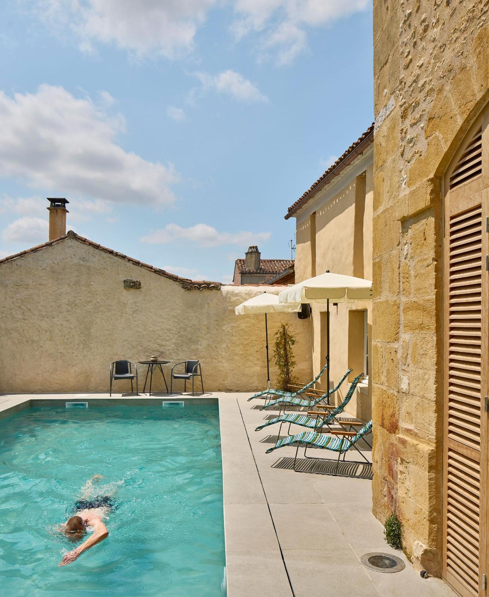 Hotel Le Chevalier Bleu Monpazier Luaran gambar